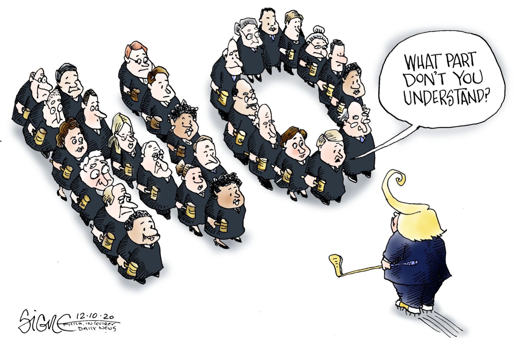 Signe Wilkinson cartoon